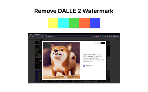 image for Remove DALLE 2™ Watermark