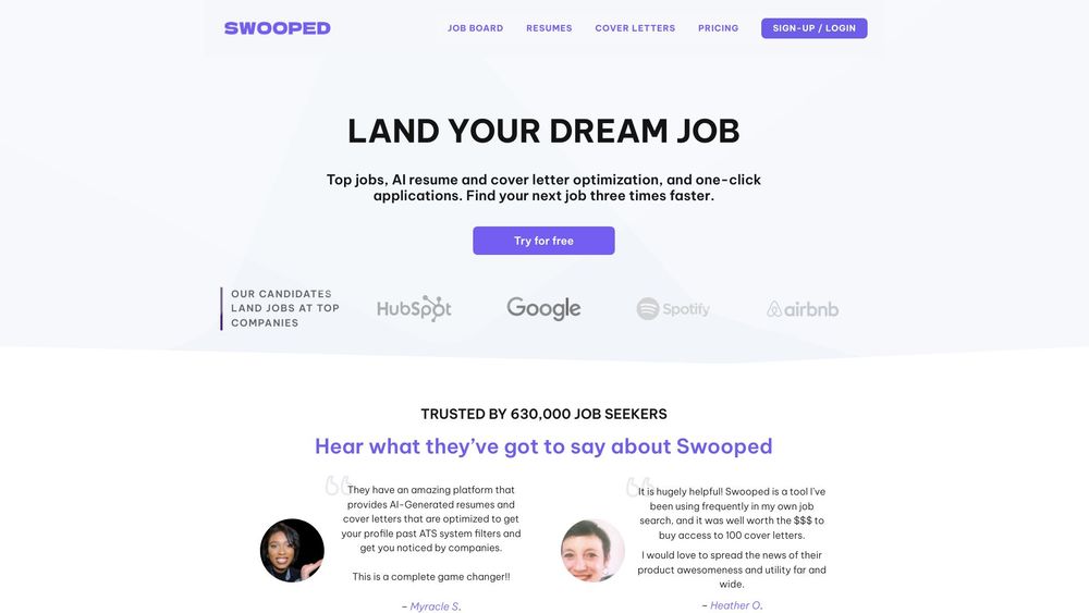 image for Swooped