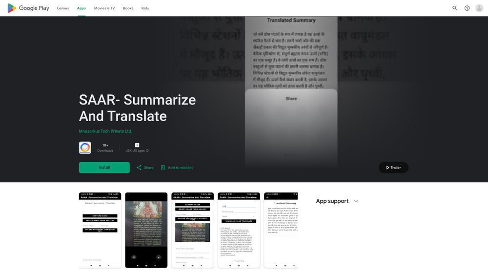 image for SAAR- Summarize And Translate