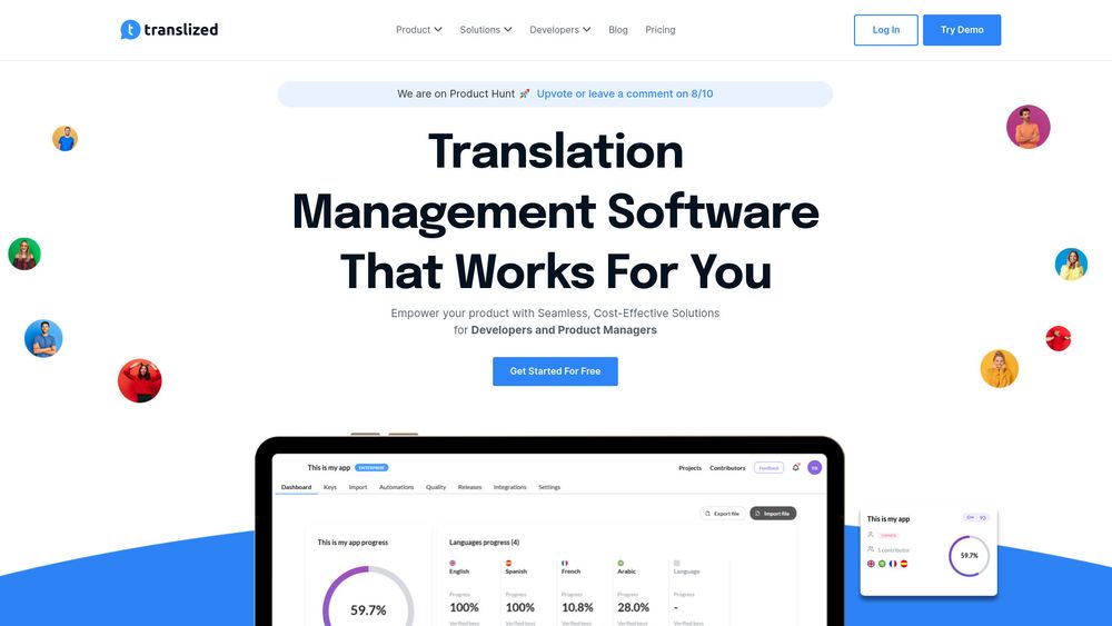 image for Translized - AI Software Localization