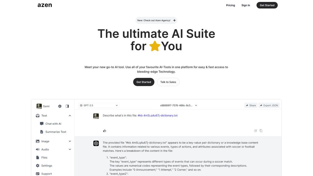 image for AI-Suite: Azen