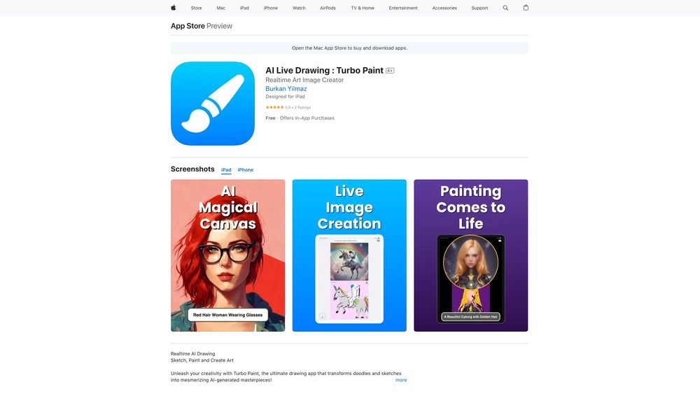 image for Turbo Paint : Realtime AI Drawing