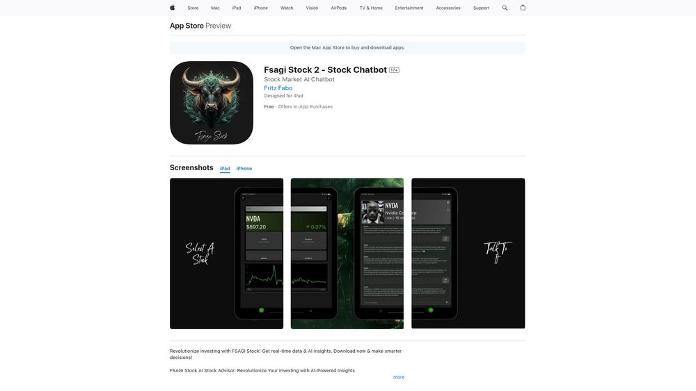 image for Fsagi Stock 2 - AI Stock Market Chatbot