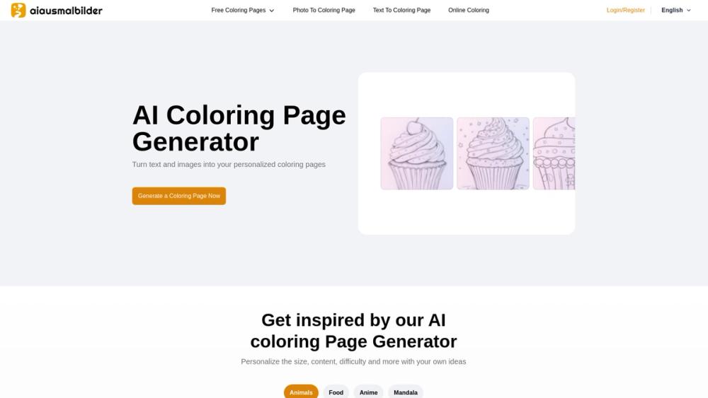image for AI Coloring Pages Generator Free Online