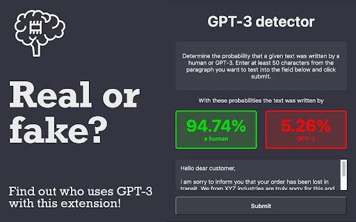 image for GPT-3 Detector