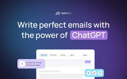 image for Raply.AI - ChatGPT Email Assistant AI