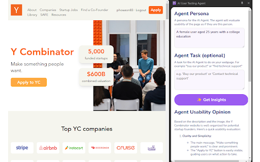 image for AI User Testing Agent