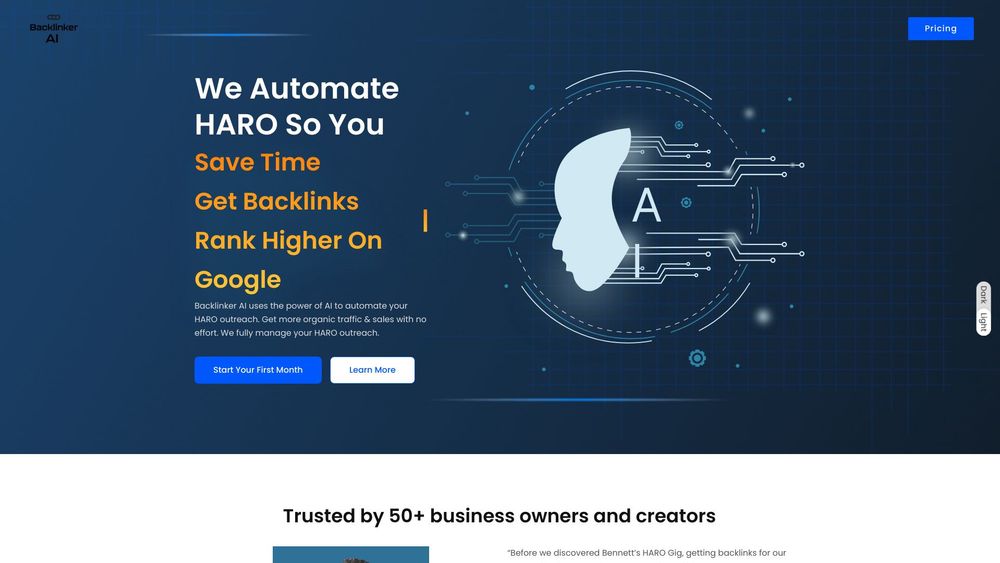 image for Backlinker AI