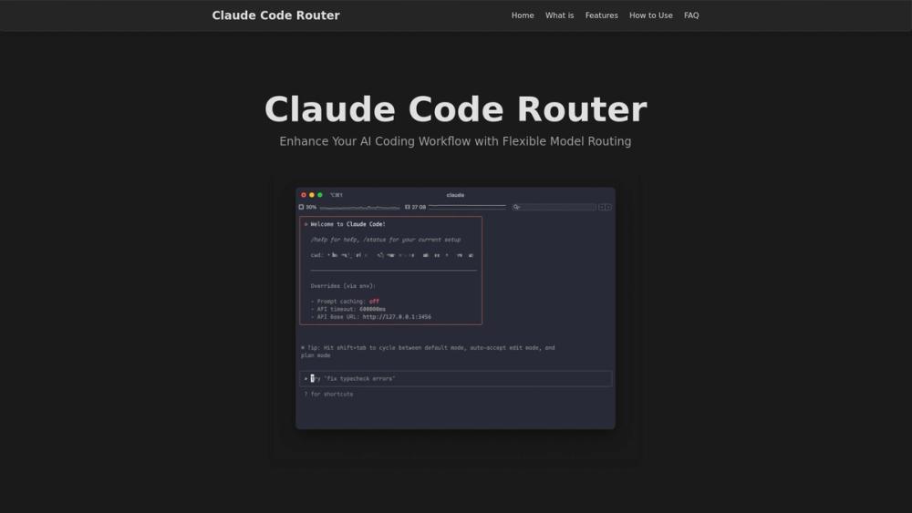 image for Claude Code Router