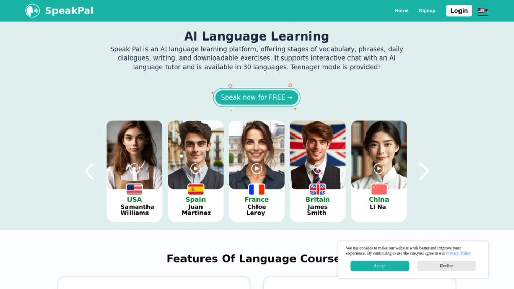 image for The Best AI Language Learning-SpeakPal