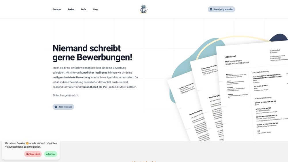 image for Schreib meine Bewerbung