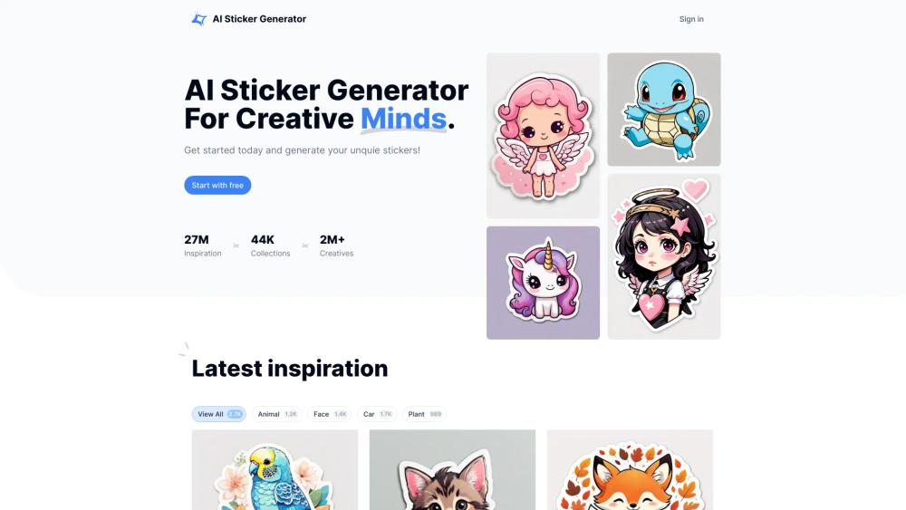 image for AI Sticker Generator