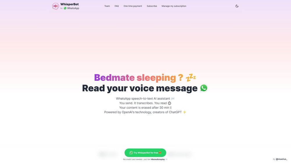 image for WhisperBot