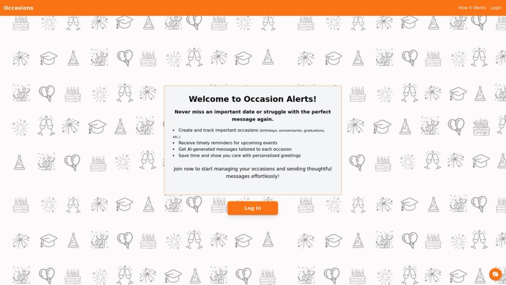 image for Occasion Alerts