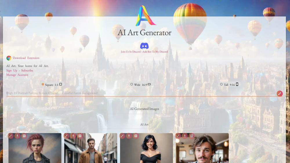 image for AI Art Generator