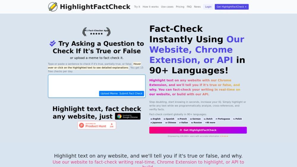 image for HighlightFactCheck