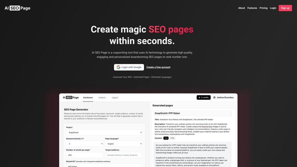 image for AI SEO Page
