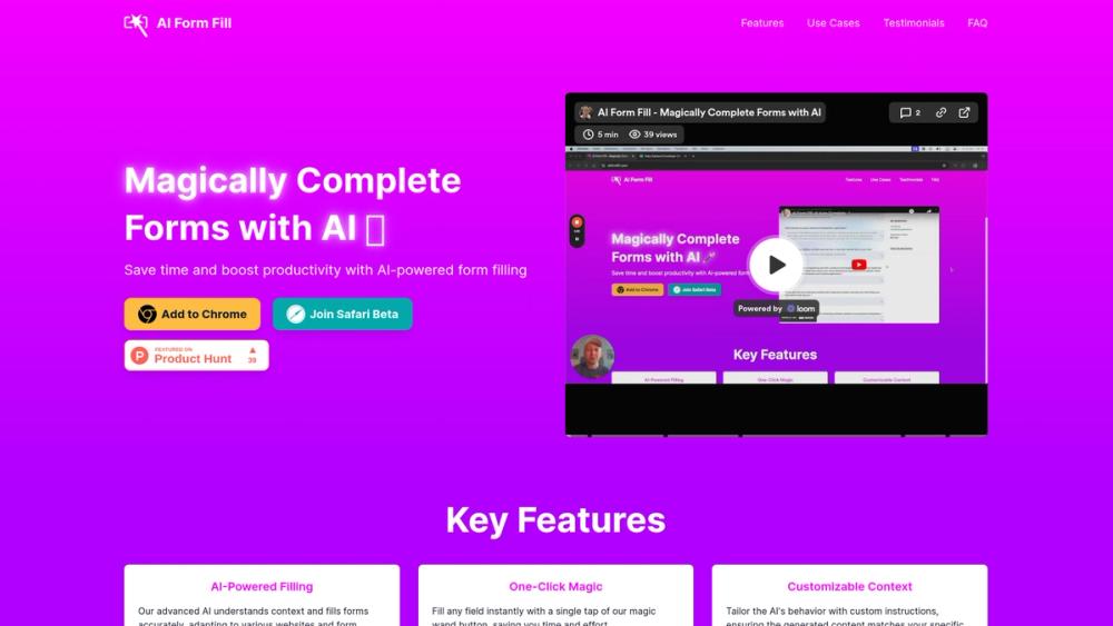 image for AI Form Fill