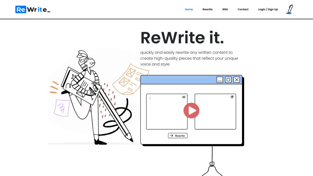 image for ReWriteIt AI