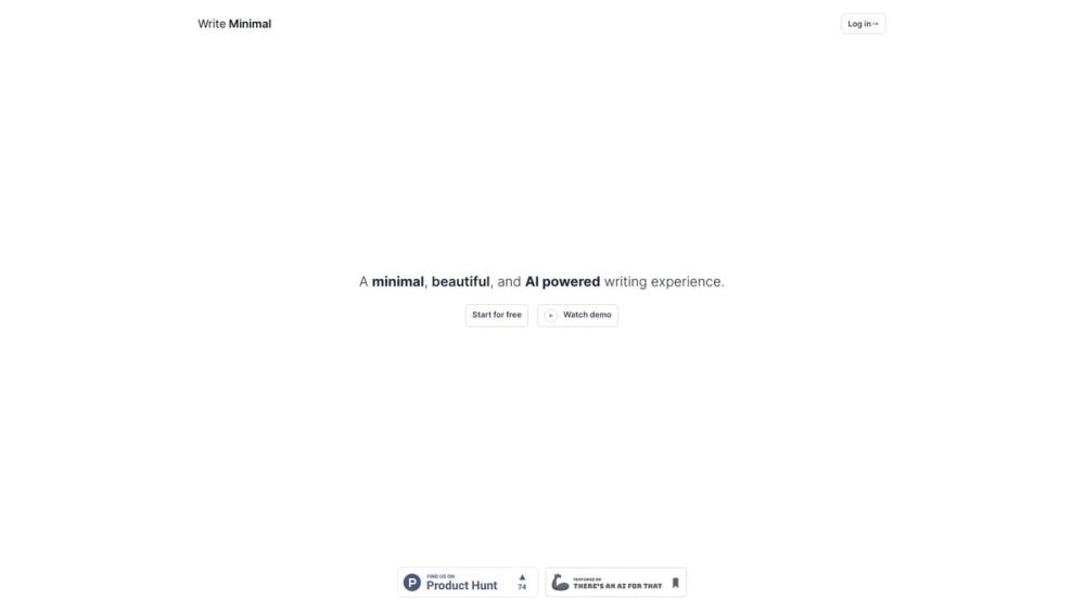 image for Write Minimal