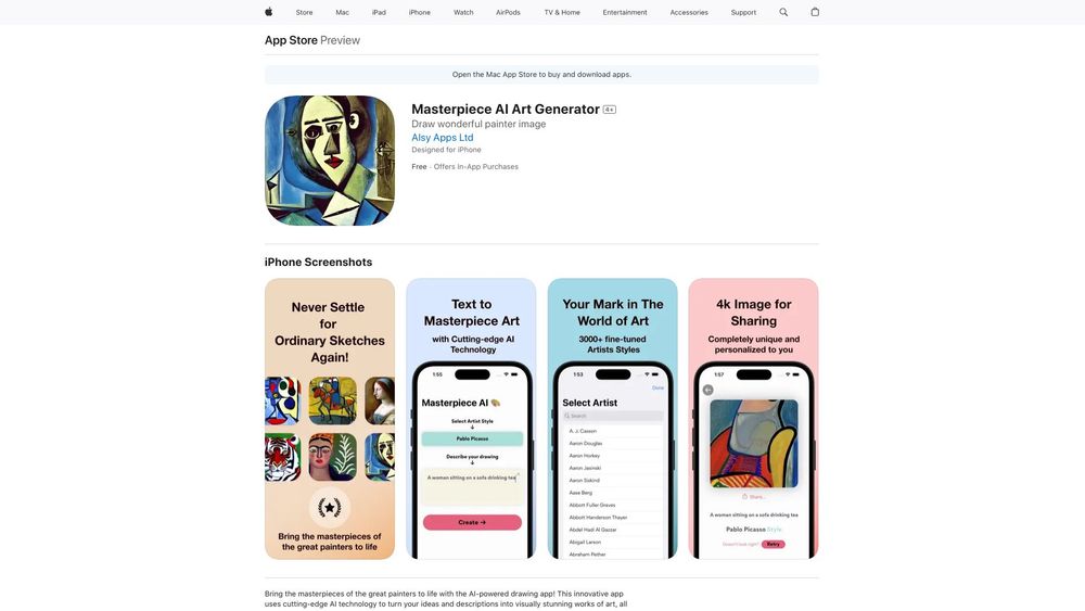 image for Masterpiece AI Art Generator