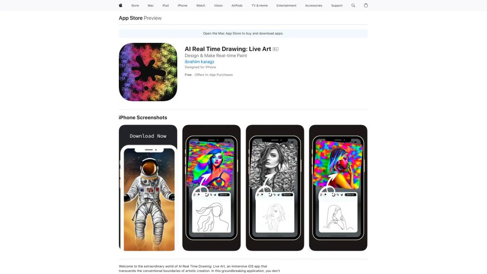 image for AI Real Time Drawing: Live Art