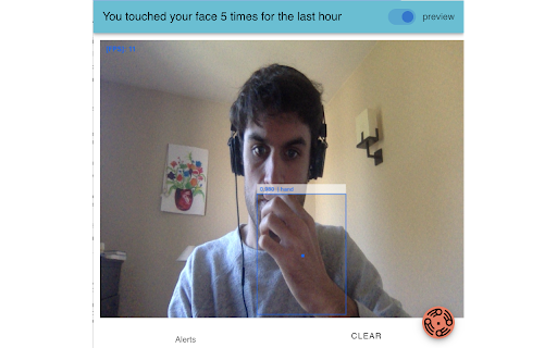 image for Face touching detector