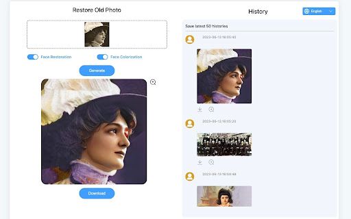 image for PhotoRemaker-AI Old Photo Restore for ChatGPT