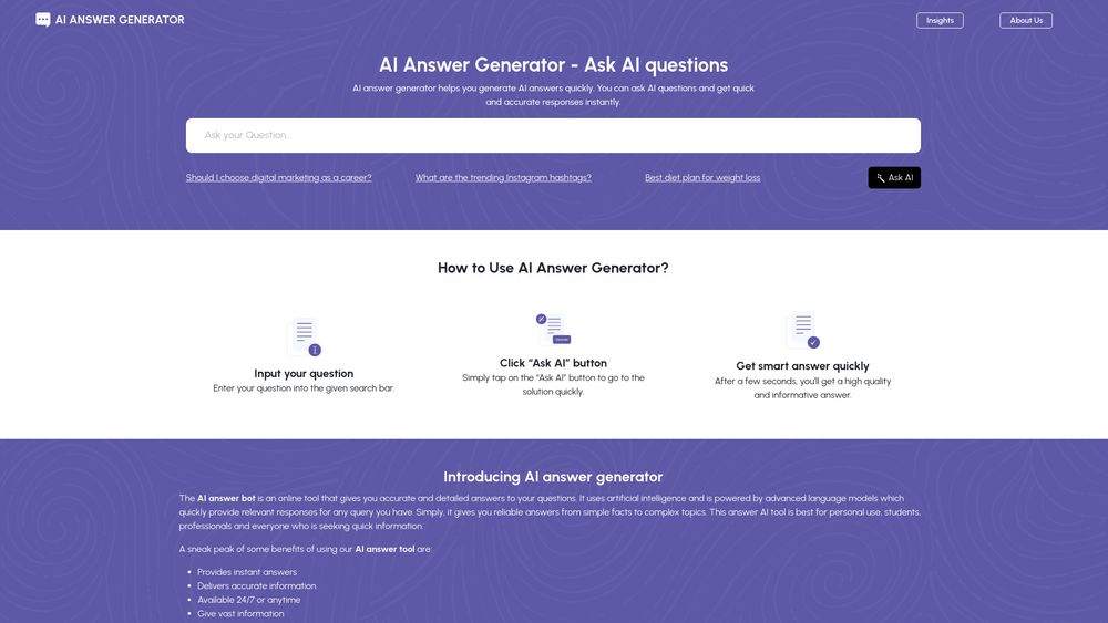 image for Ask AI questions