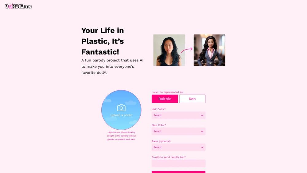 image for Turn photo into barbie doll
