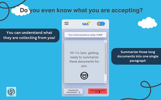 image for S&S - AI Privacy Policy Summarizer