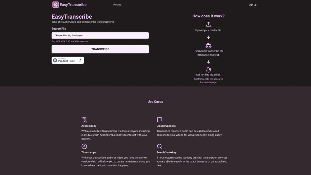 image for EasyTranscribe
