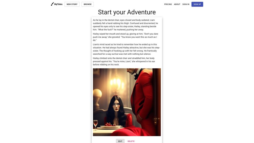 image for MyTales - AI Powered Story Generator