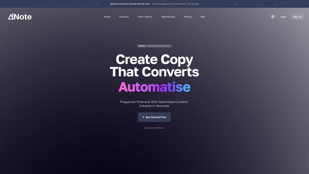 image for Ai Note - Ai Writing Tool