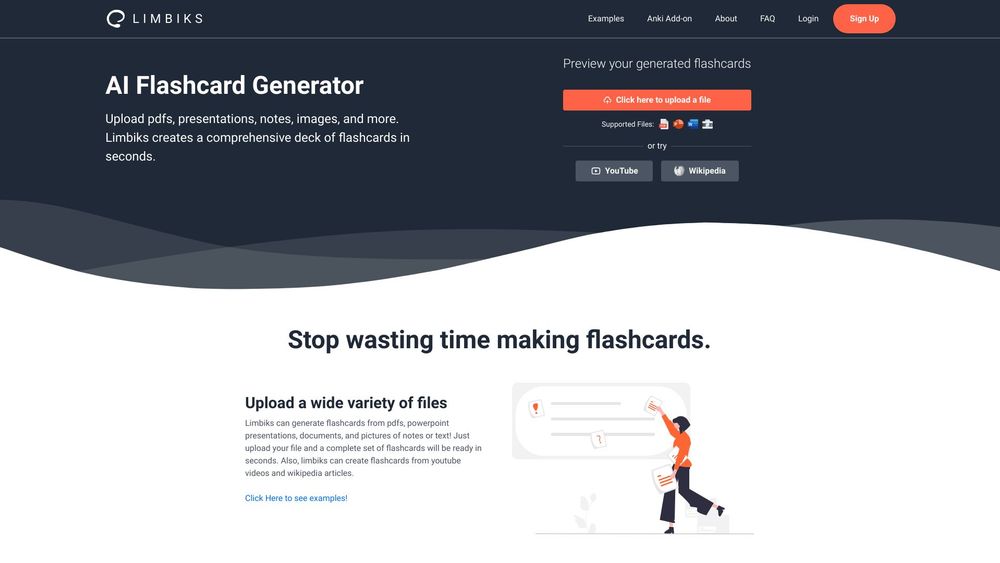 image for Limbiks - AI Flashcard Generator