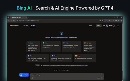 image for Bing AI