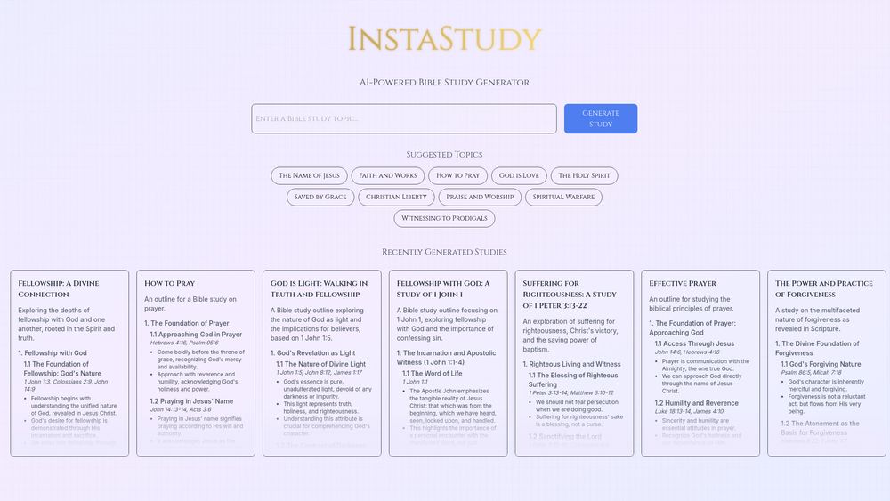 image for InstaStudy