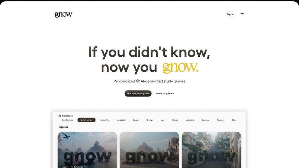 image for gnow