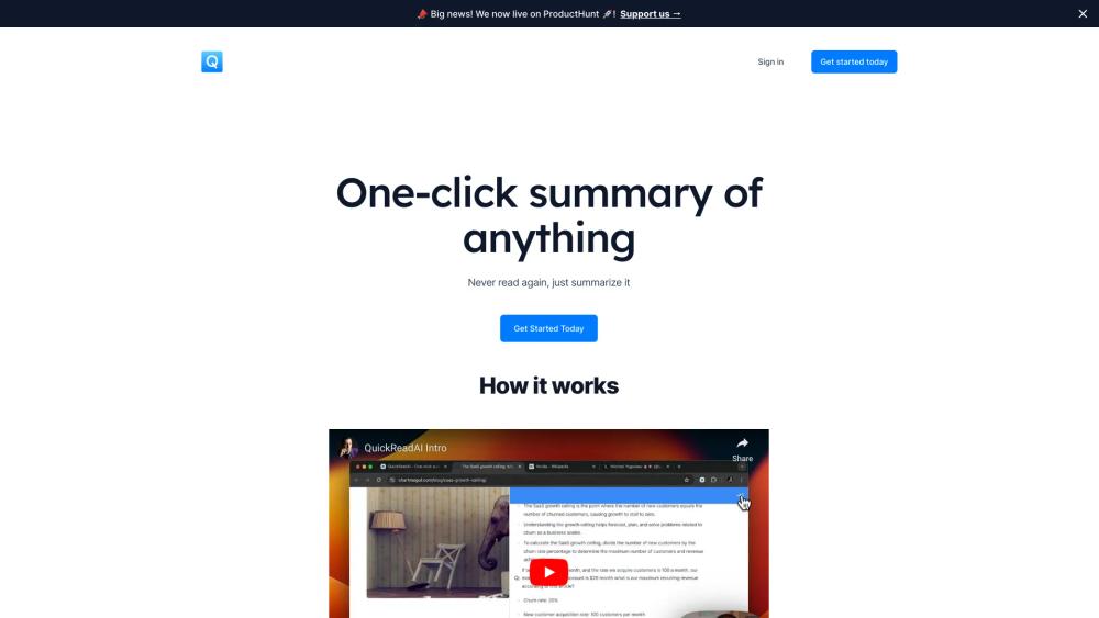 image for QuickRead AI