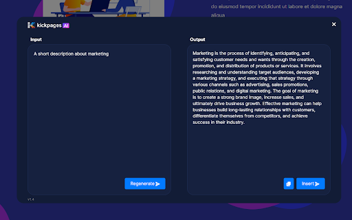 image for Kickpages AI