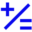 Icon for AI addition learning helper
