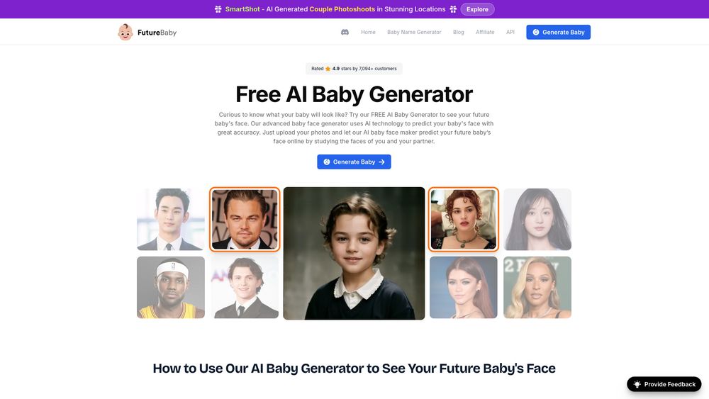 image for AI Baby Generator -futurebaby