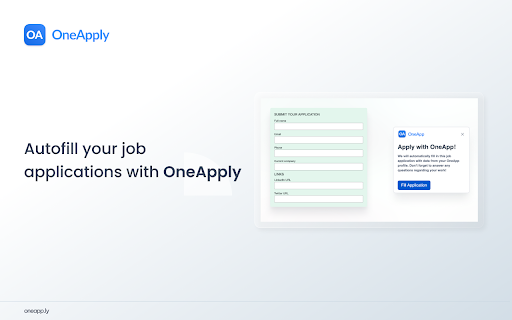 image for OneApply - Autofill job applications