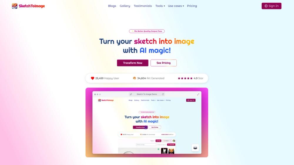 image for Sketch To Image