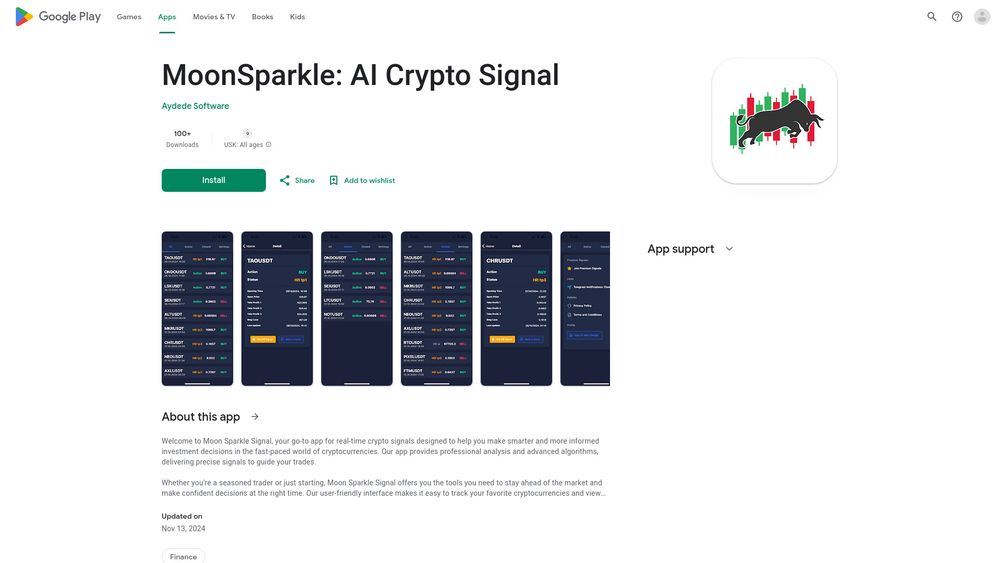 image for MoonSparkle: AI Crypto & Forex Signal