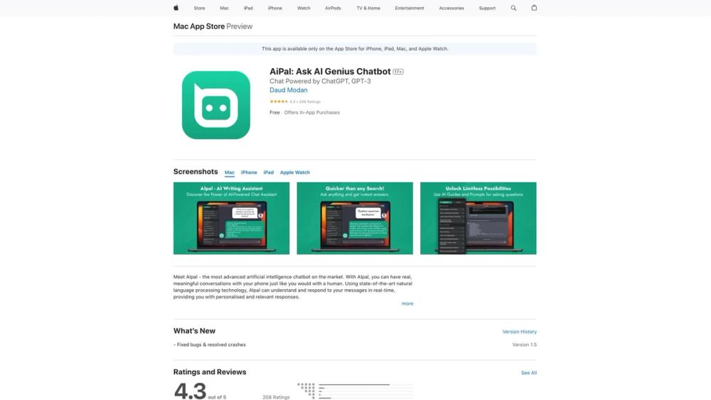 image for AIpal - AI Writing Assistant
