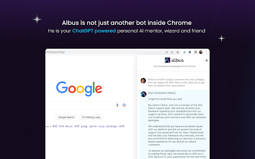 image for Albus: your personal AI assistant on the web