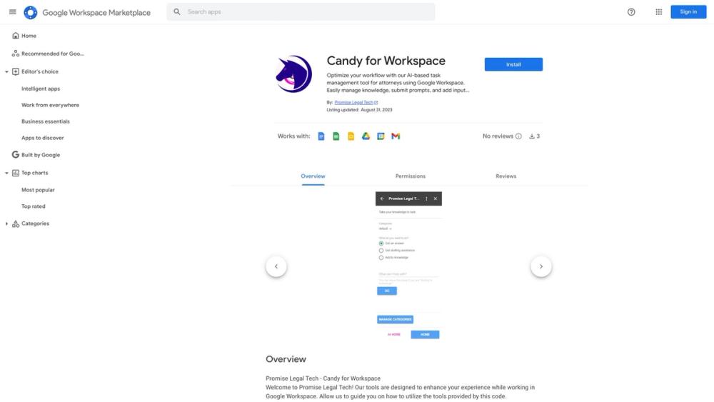 image for Candy for Workspace