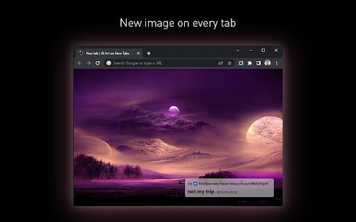 image for AI Art on New Tabs
