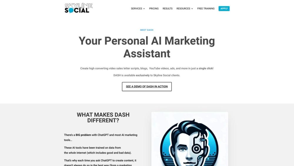 image for Skyline Social's AI Marketing Assistant
